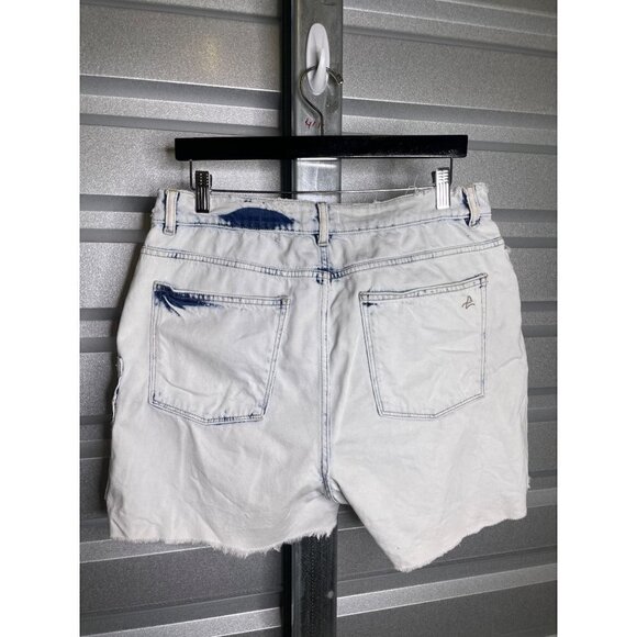 DL1961 Denim Hepburn High Rise Wide Leg Short Mystic Womens Size 32 - Picture 8 of 13